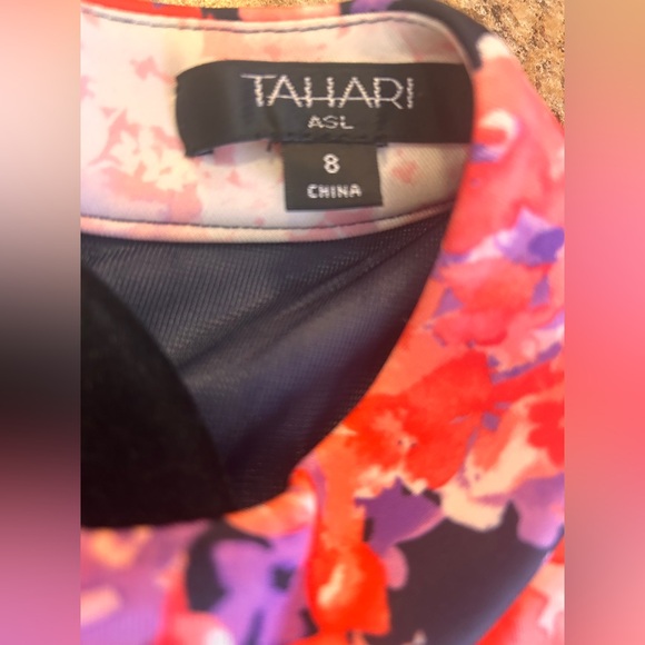 Tahari Ponte knit Floral Sleeveless Dress - Picture 4 of 4